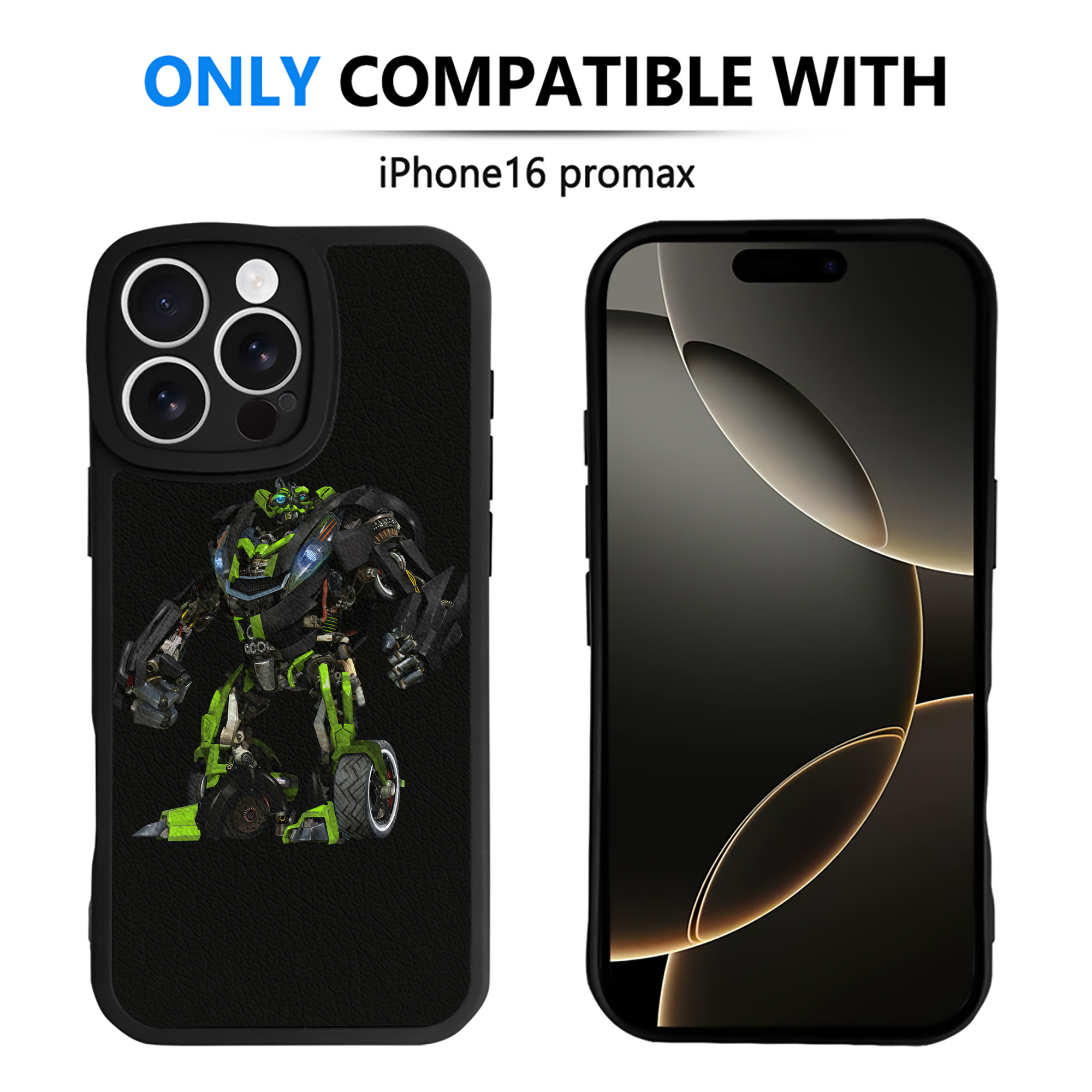 （画像用） Transformers トランスフォーマー 【iPhone 16シリーズ対応】シリコンスマホケース（レザー調） 材質：シリコン